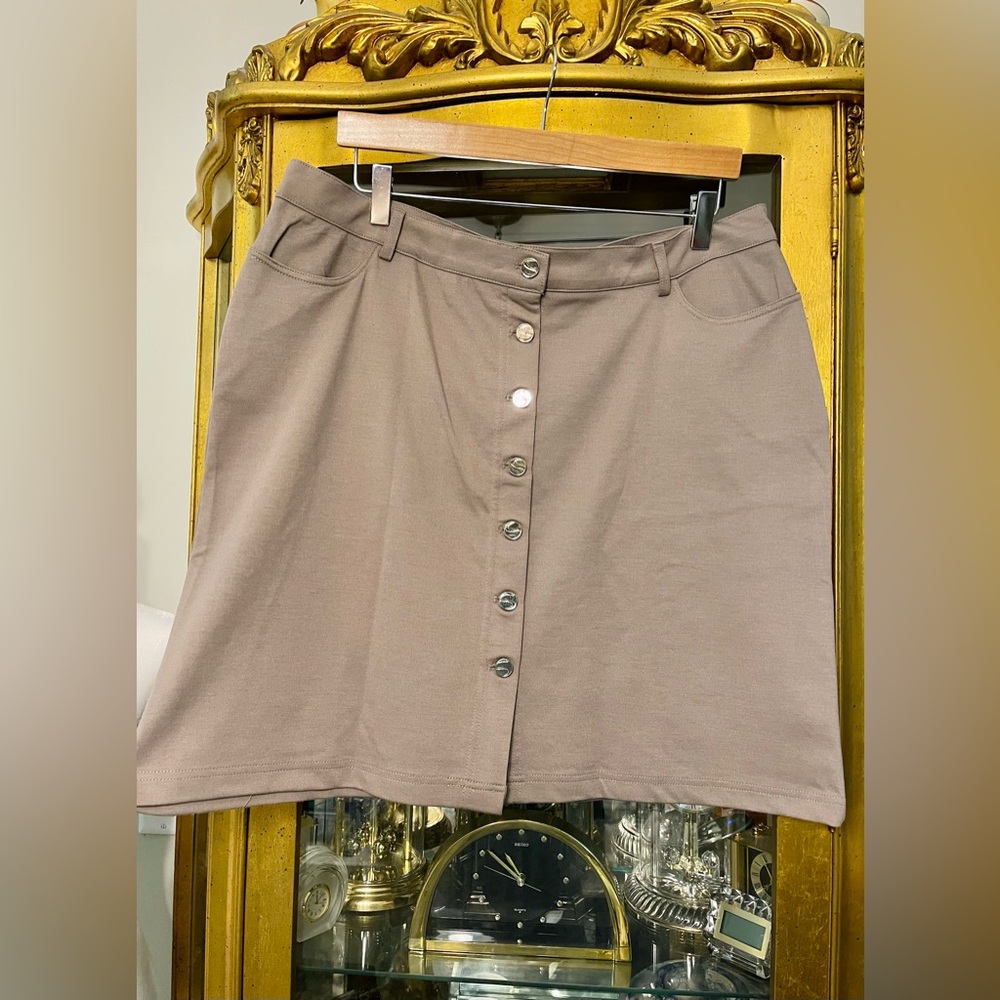 NWT Serena Williams Button down skirt 16w